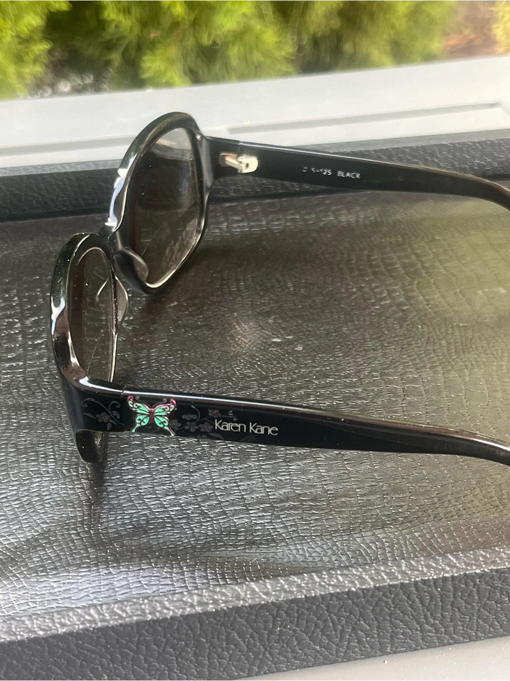 Title: Karen Kane Applejack Black Prescription Sunglasses Butterfly Frames